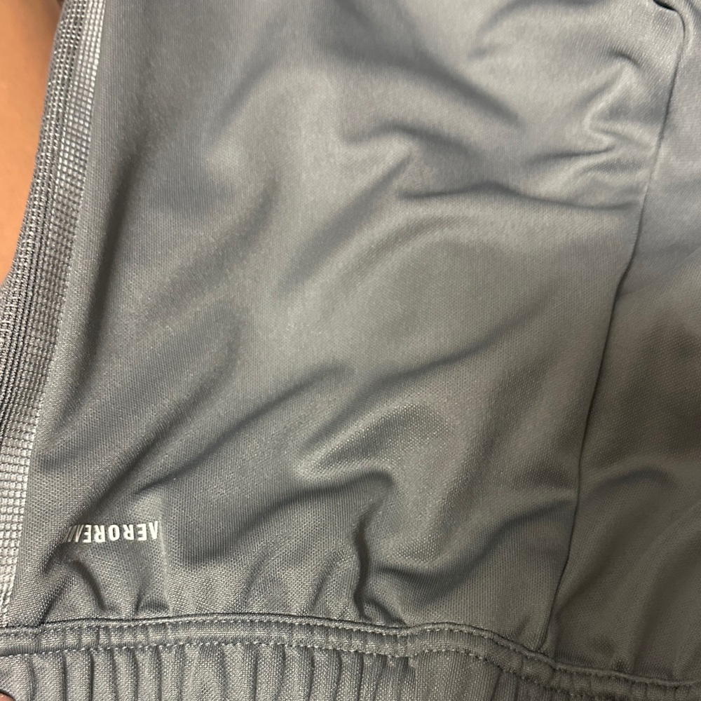 Adidas Kids Charcoal Joggers with Stripes - Picture 5 of 6